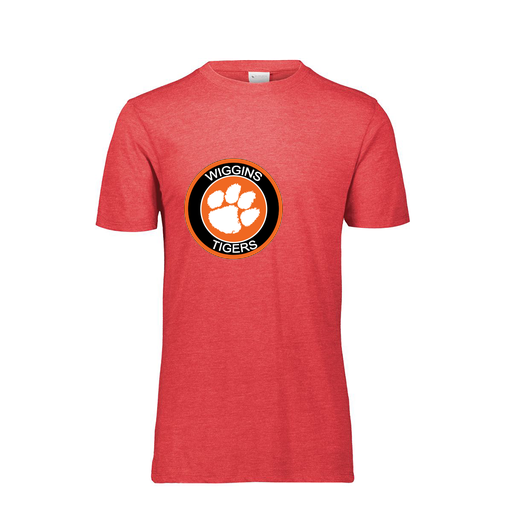 [FTSCUBRD-YS-LOGO2] Decker Youth Tri-Blend T-Shirt - Short Sleeve (Youth S, Red, Logo 2)