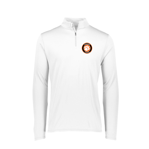 [2787.005.XS-LOGO2] Ladies Dri Fit 1/4 Zip Shirt (Female Adult XS, White, Logo 2)