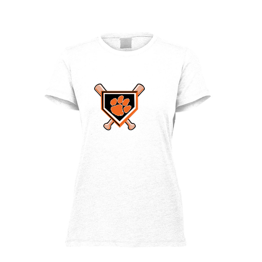 [FTSCUBWH-FAXS-LOGO3] Decker Women's Tri-Blend T-Shirt - Short Sleeve (Female Adult XS, White, Logo 3)