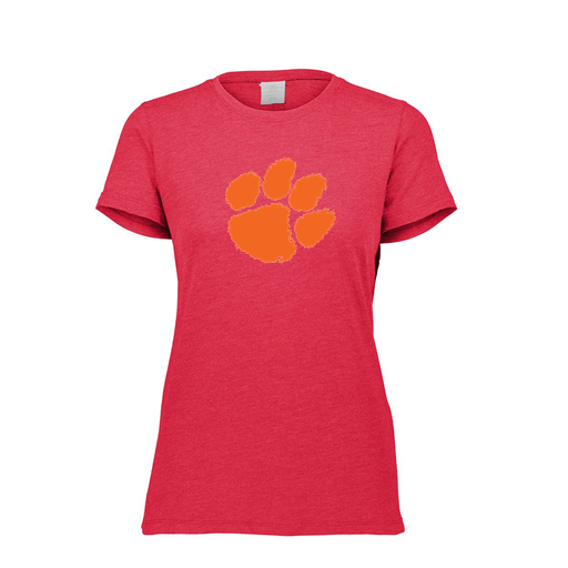 [FTSCUBRD-FAXS-LOGO1] Decker Women's Tri-Blend T-Shirt - Short Sleeve (Female Adult XS, Red, Logo 1)