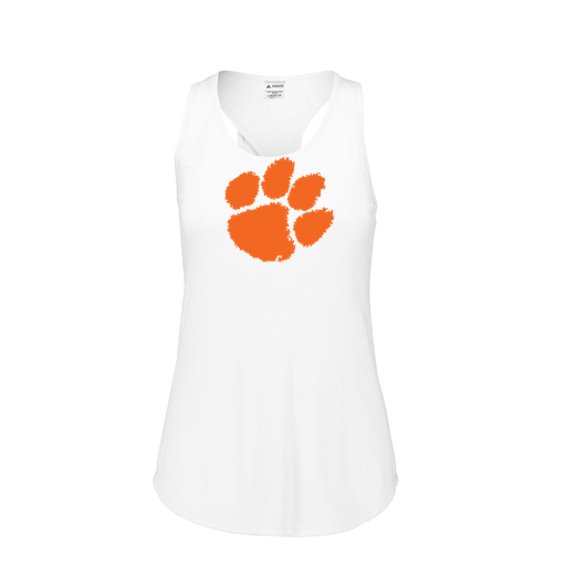 [3078.005.S-LOGO1] Ladies Tri Blend Tank Top (Female Adult S, White, Logo 1)