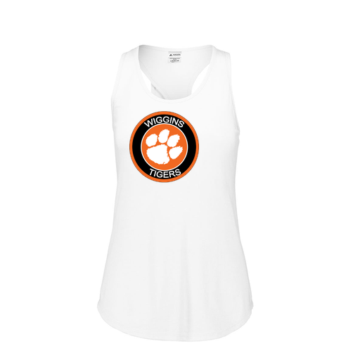 [3078.005.S-LOGO2] Ladies Tri Blend Tank Top (Female Adult S, White, Logo 2)