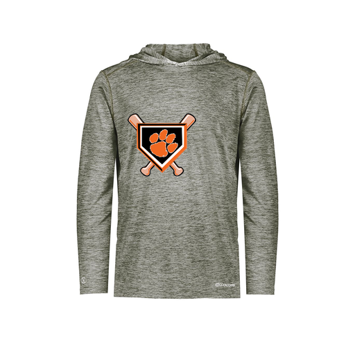 [FOLHCGGY-AS-LOGO3] Decker Men's Charge Hoodie (Adult S, Gray, Logo 3)