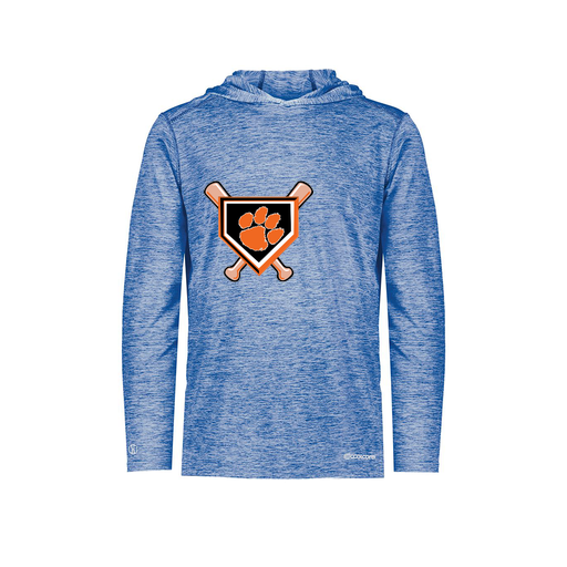 [FOLHCGRY-YS-LOGO3] Decker Youth Charge Hoodie (Youth S, Royal, Logo 3)