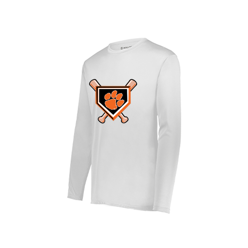 [222822.005.XS-LOGO3] Men's LS Smooth Sport Shirt (Adult XS, White, Logo 3)