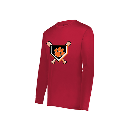 [222822.083.XS-LOGO3] Men's LS Smooth Sport Shirt (Adult XS, Red, Logo 3)